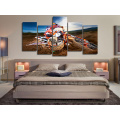 HD Printed Motocross Painting on Canvas Room Decoration Print Poster Picture Canvas Mc-069